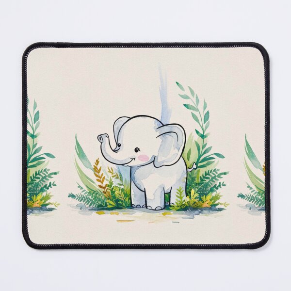 Item preview, Cute Elephant. Little elephant, colorful elephant, elephant drawing designed and sold by ElephantVibes.