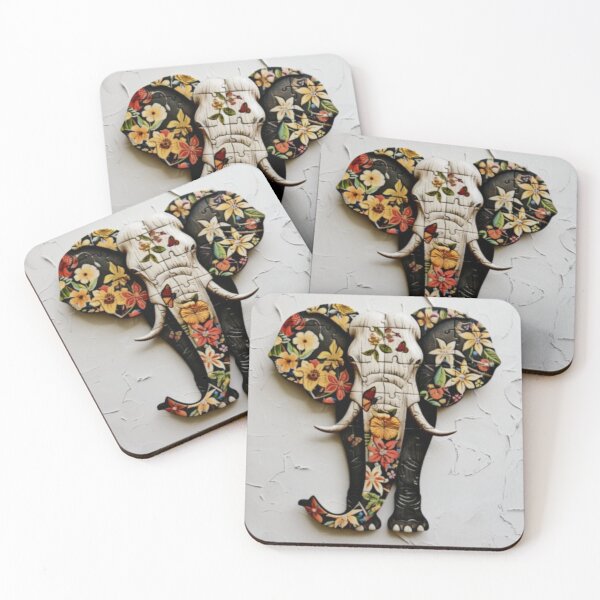 Item preview, A Fun "Puzzled" Elephant designed and sold by aginlow.