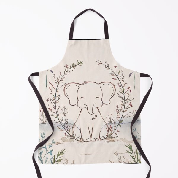 Item preview, Cute Elephant. Little elephant, colorful elephant, elephant drawing designed and sold by ElephantVibes.