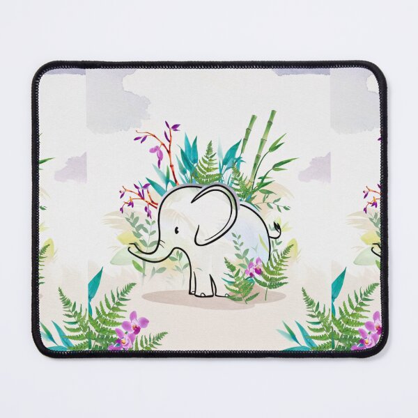 Item preview, Cute Elephant. Little elephant, colorful elephant, elephant drawing designed and sold by ElephantVibes.