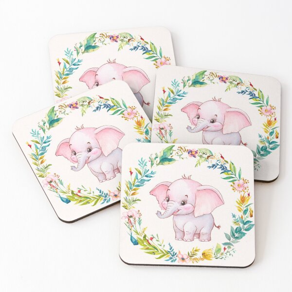 Item preview, Cute Elephant. Little elephant, colorful elephant, elephant drawing designed and sold by ElephantVibes.