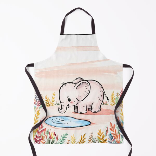 Item preview, Cute Elephant. Little elephant, colorful elephant, elephant drawing designed and sold by ElephantVibes.