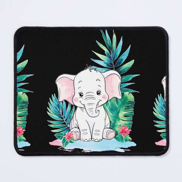 Item preview, Cute Elephant. Little elephant, colorful elephant, elephant drawing designed and sold by ElephantVibes.
