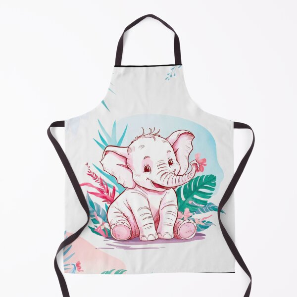 Item preview, Cute Elephant. Little elephant, colorful elephant, elephant drawing designed and sold by ElephantVibes.