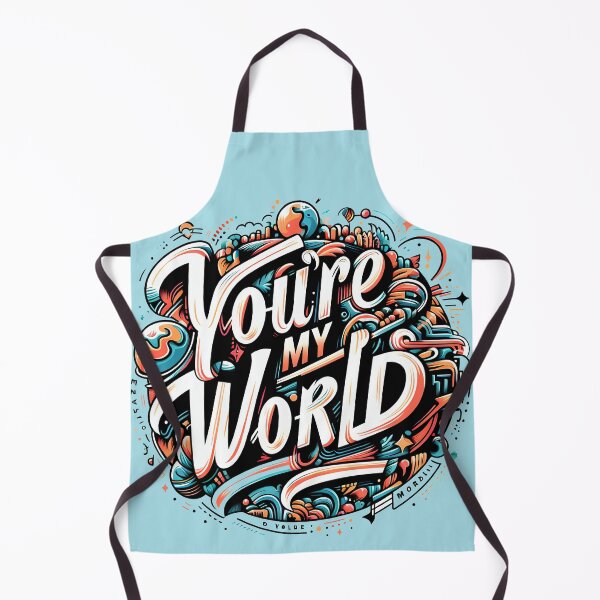 Item preview, You're My World, typography designed and sold by maxmaj.