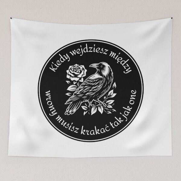 Item preview, When Among Crows Polish Saying Book by Veronica Roth  designed and sold by darkskydelights.