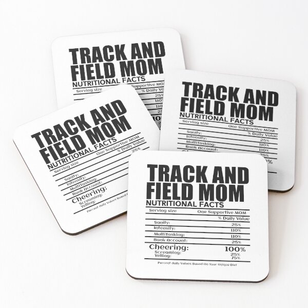 Item preview, Track and Field Mom Nutrition Fact Label - Thanksgiving designed and sold by CORJIDOG-ART.