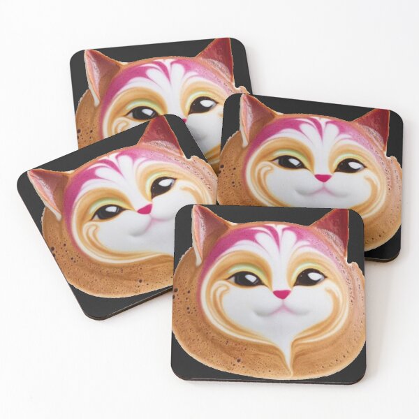 Item preview, cat kitten cute kitty funny cat pet animal pets cats meow aesthetic coffee  coffee  latte designed and sold by thechoice1.
