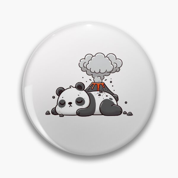 Item preview, volcano ash Panda designed and sold by LemuellTrends.
