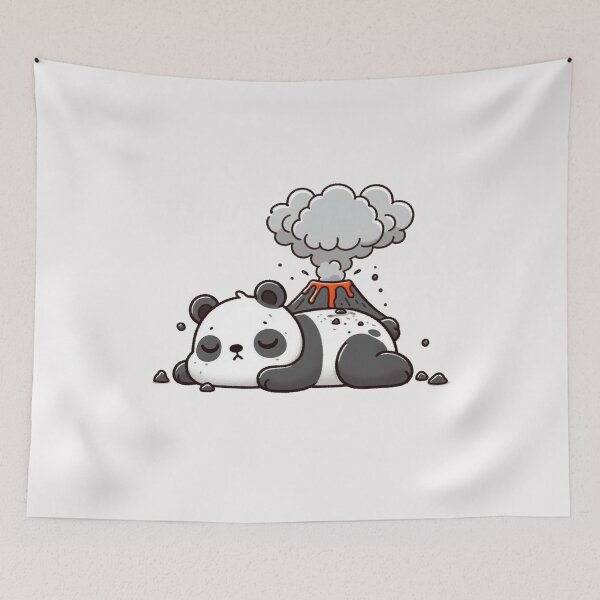 Item preview, volcano ash Panda designed and sold by LemuellTrends.