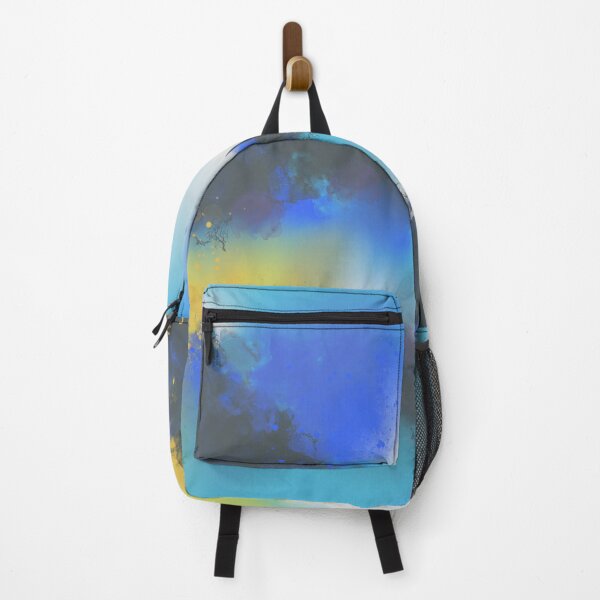 Item preview, Sky Is The Limit - Blue Yellow White Abstract designed and sold by Joey Santiago.