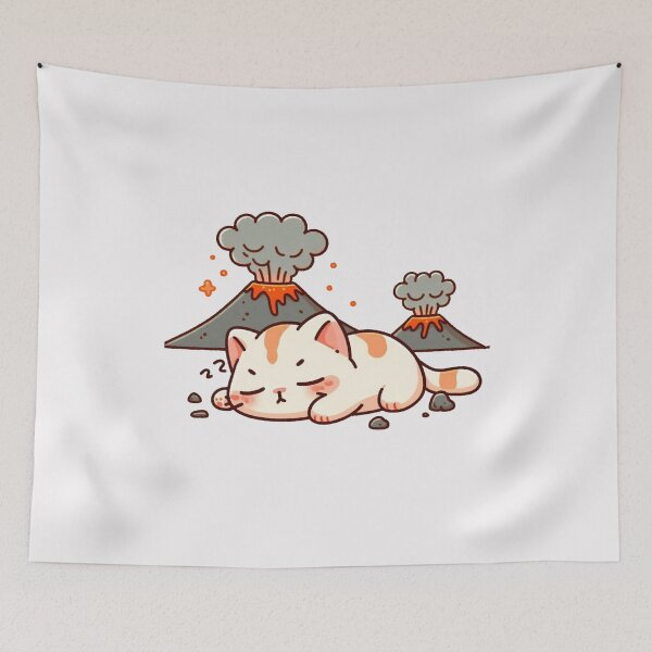 Item preview, volcano ash Cat designed and sold by LemuellTrends.