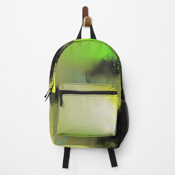 Item preview, Dropping The Ink - Green Yellow Black Abstract designed and sold by Joey Santiago.