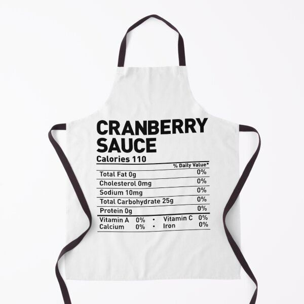 Item preview, Thanksgiving Christmas Cranberry Sauce Nutritional Facts designed and sold by CORJIDOG-ART.