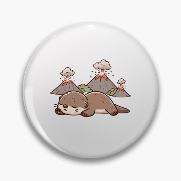 Item preview, volcano ash Otter designed and sold by LemuellTrends.