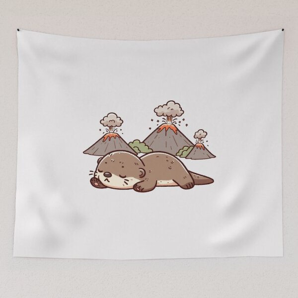 Item preview, volcano ash Otter designed and sold by LemuellTrends.