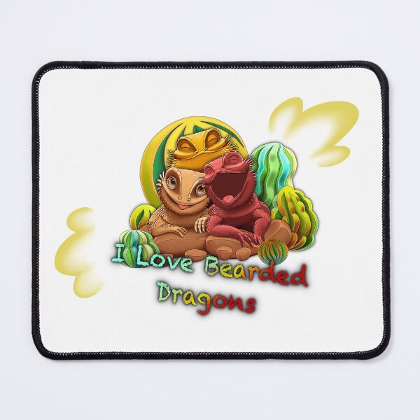 Item preview, Happy bearded dragons fun designed and sold by TrumpetArt25.