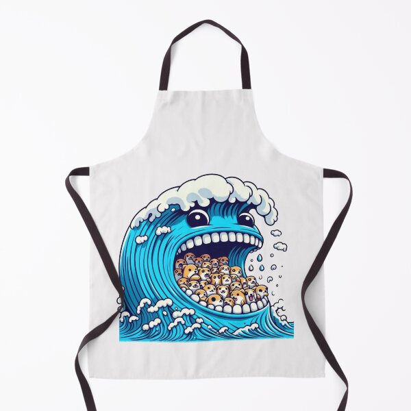 Aperçu de l'œuvre Cookie Monster Tsunami Chien créée et vendue par LemuellTrends.
