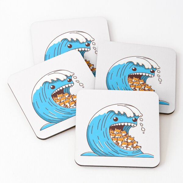 Item preview, cookie monster tsunami Fox designed and sold by LemuellTrends.