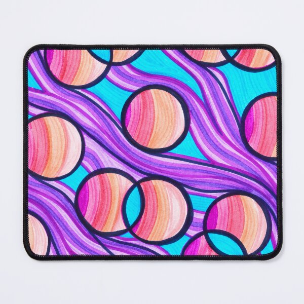 Item preview, Pink Orbs in Purple Tree Branches designed and sold by artofkathleen.