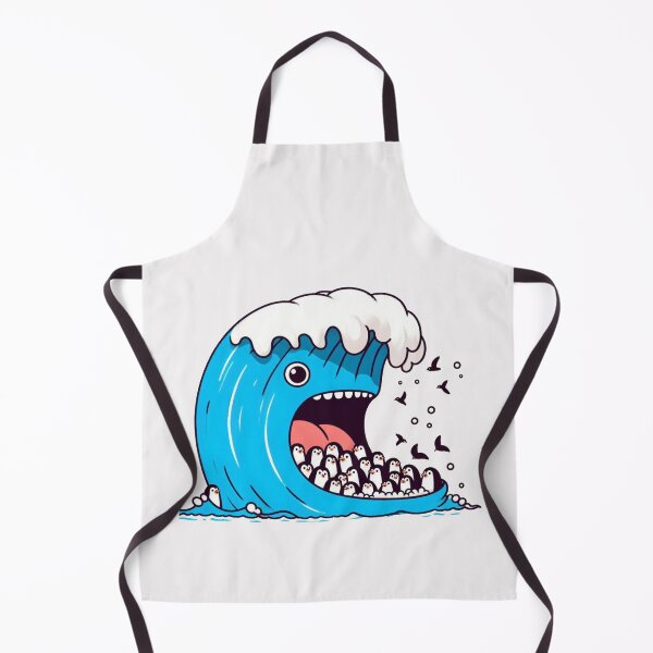 Aperçu de l'œuvre cookie monstre tsunami pingouin créée et vendue par LemuellTrends.