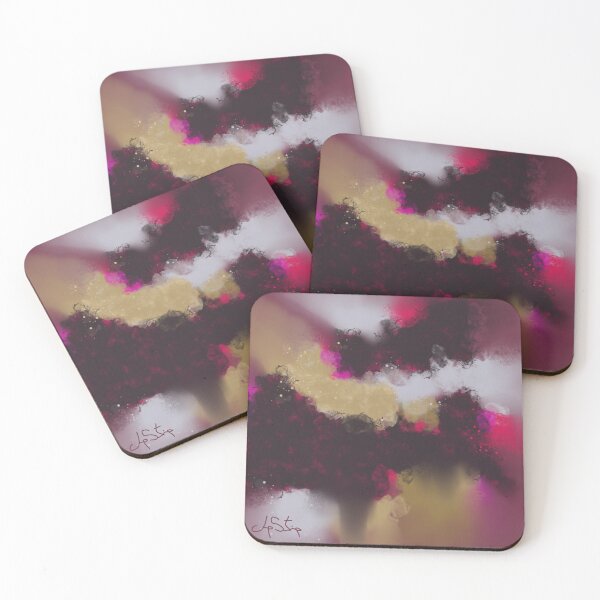 Item preview, Love Shack - Purple Pink Yellow Abstract designed and sold by Joey Santiago.