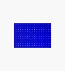 Blauer Punkt Raster Galeriedruck