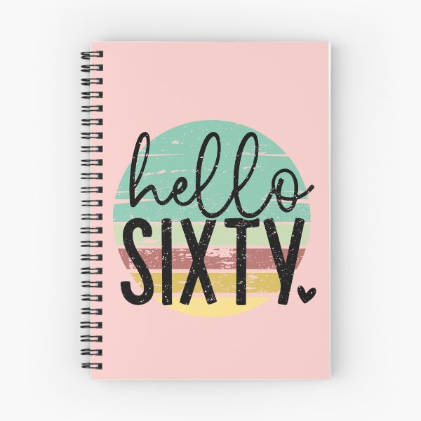 Item preview, Hello 60 Sixty ,Retro Distressed 60th Birthday For Her designed and sold by DevlynnDesigns.