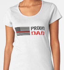 Firefighter: Proud Dad Women's Premium T-Shirt