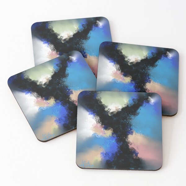 Item preview, Another Dreary Day  - Blue Pink Abstract designed and sold by Joey Santiago.