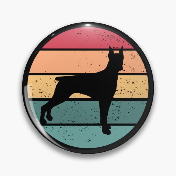 Artikelvorschau, Doberman Retro Sunset Pet Dobie Pet Doberman Gear entworfen und verkauft von DynamicDesign.