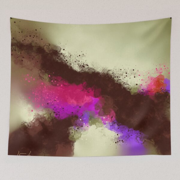 Item preview, First Impressions - Purple Magenta Brown Abstract designed and sold by Joey Santiago.