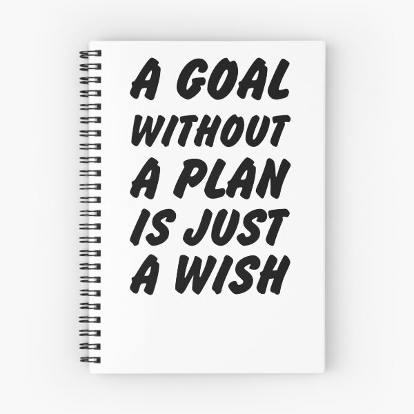 Item preview, A Goal Without A Plan is Just A Wish (2) designed and sold by alkamhfashion.