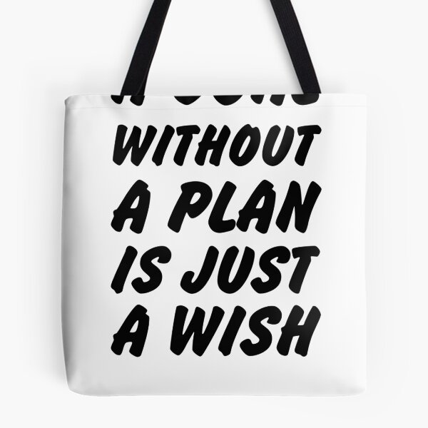Item preview, A Goal Without A Plan is Just A Wish (2) designed and sold by alkamhfashion.