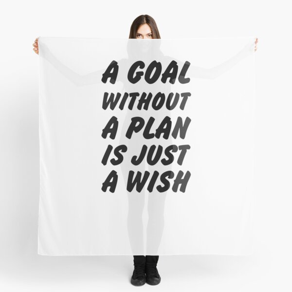 Item preview, A Goal Without A Plan is Just A Wish (2) designed and sold by alkamhfashion.