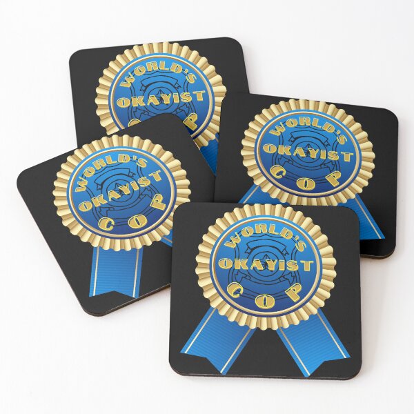 Item preview, World's Okayist Cop designed and sold by DizzyDispatcher.
