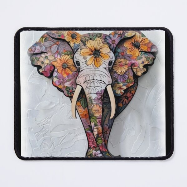 Item preview, A Fun Flowery Elephant designed and sold by aginlow.