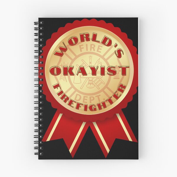 Item preview, World's Okayist Firefighter designed and sold by DizzyDispatcher.