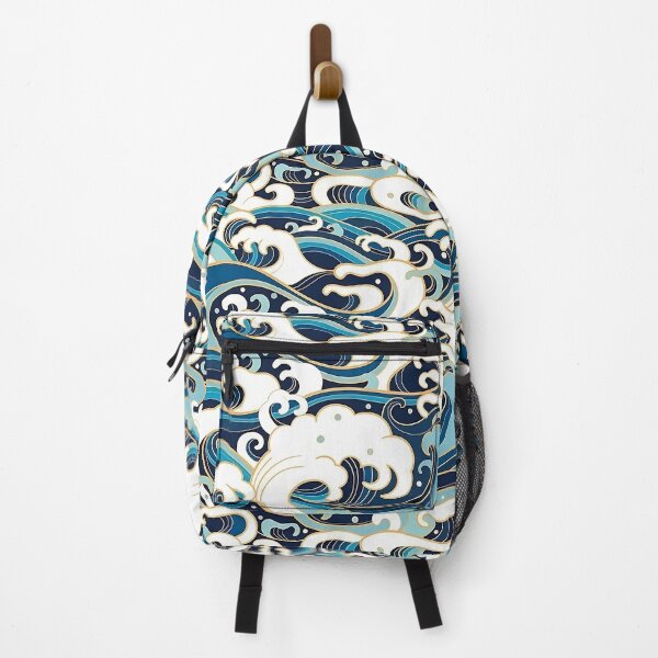 Item preview, Marine Pattern with Water Waves Style designed and sold by Teravill.