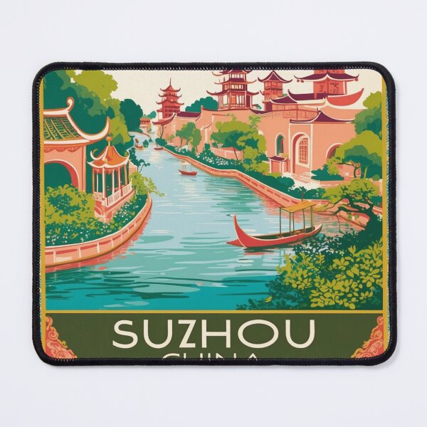 Item preview, Suzhou China Vintage Travel Tourism  designed and sold by TravelersGems.