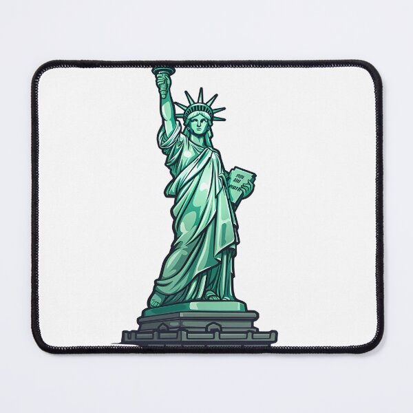 Item preview, Cartoon Statue of Liberty Stickers, Logo, Illustration, Wall arts, Art Prints and More designed and sold by Kevin Lou.