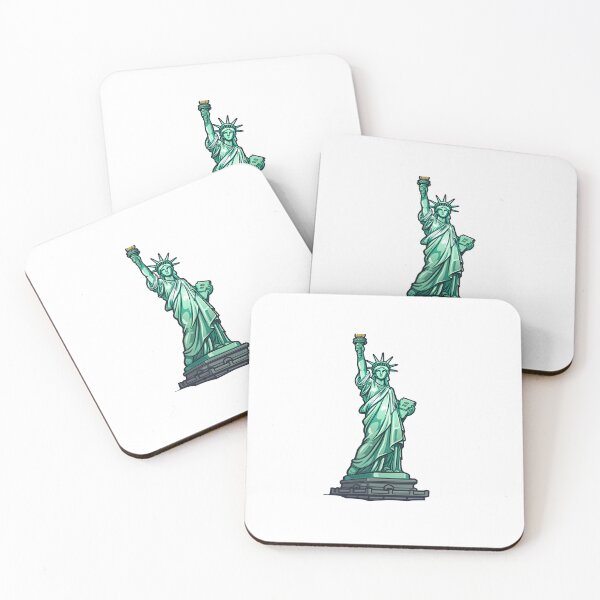 Item preview, Cartoon Statue of Liberty Stickers, Logo, Illustration, Wall arts, Art Prints and More designed and sold by Kevin Lou.