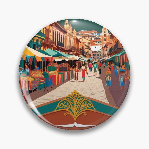 Item preview, Cajamarca Peru Vintage Travel Tourism  designed and sold by TravelersGems.