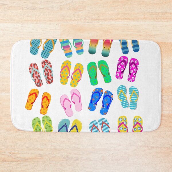 Item preview, Colorful Summer flip flops designed and sold by RockyTees1.