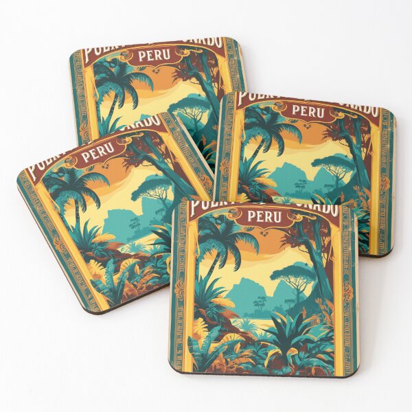 Item preview, Puerto Maldonado Peru Vintage Travel Tourism  designed and sold by TravelersGems.