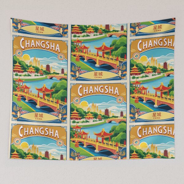 Item preview, Changsha China Vintage Travel Tourism  designed and sold by TravelersGems.