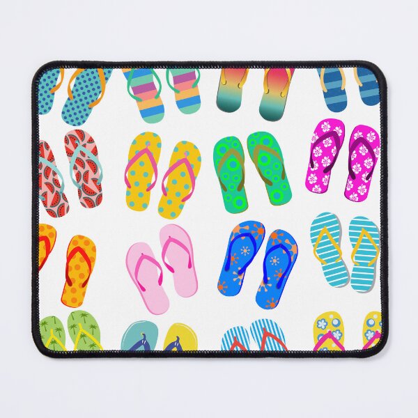 Item preview, Colorful Summer flip flops designed and sold by RockyTees1.