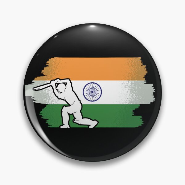 Item preview, India Flag Cricket Player Indian Cricket Fans India Cricket Gear designed and sold by DynamicDesign.