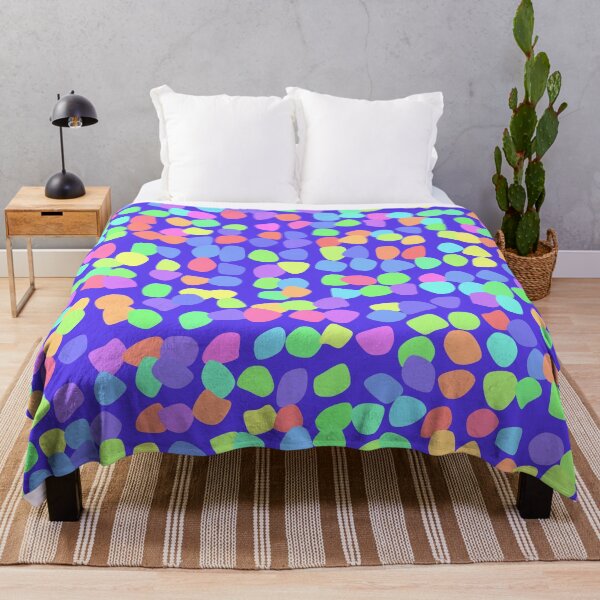 Artikelvorschau, Blaubeere Regenbogen Candy Joy Blobs Happy Party Muster entworfen und verkauft von EvergreenMotifs.