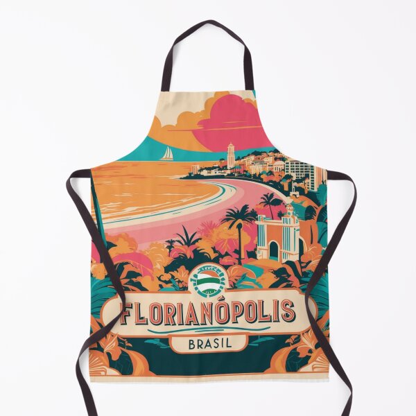 Item preview, Florianopolis Brasil Vintage Travel Tourism  designed and sold by TravelersGems.